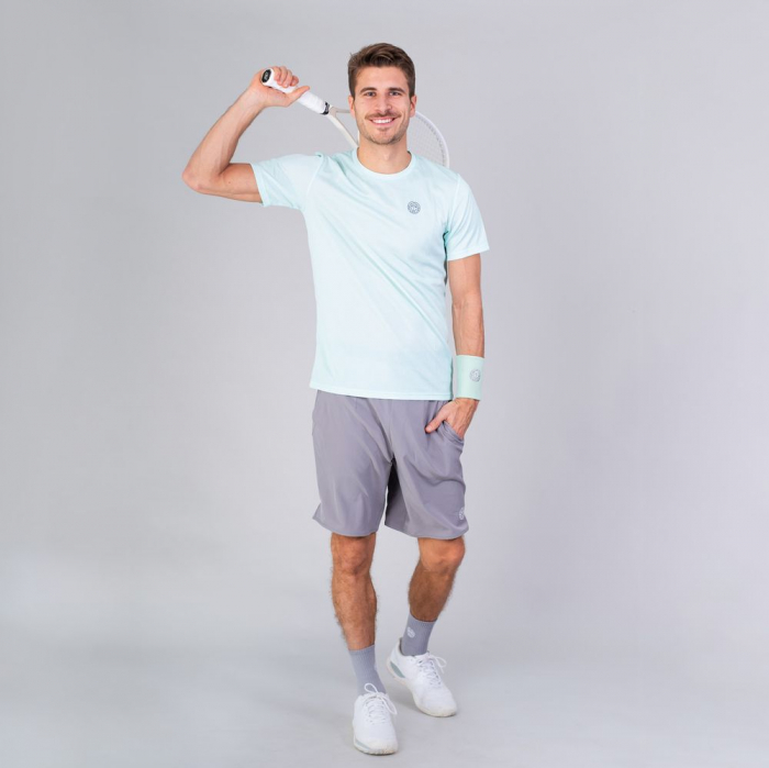 Tricou barbat BIDI BADU Falou Tech - Menta/Gri [4]
