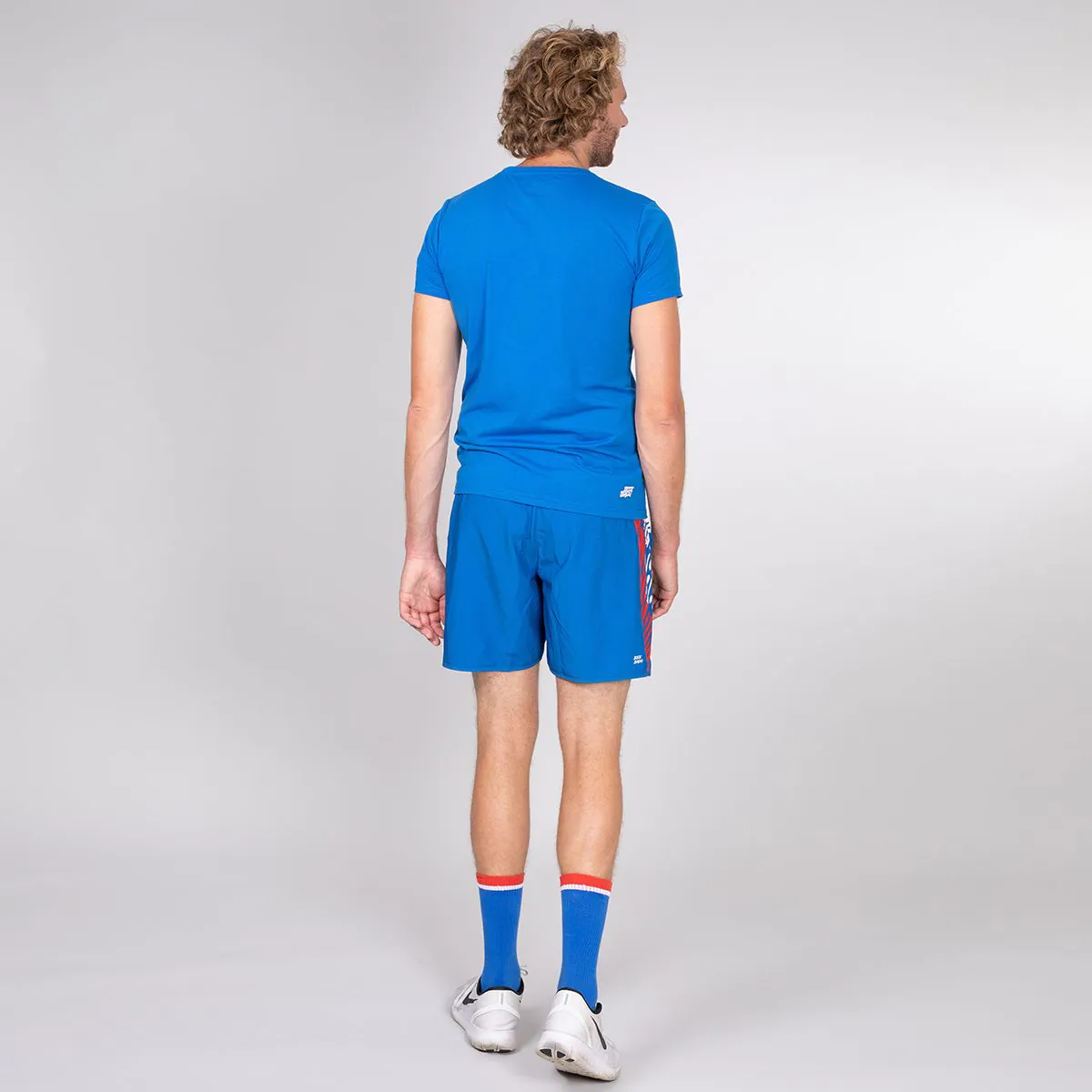 Tricou barbat BIDI BADU Karabo Lifestyle - Albastru [4]