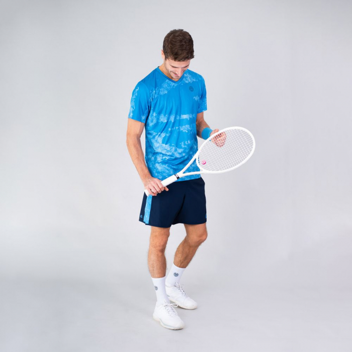 Tricou barbat BIDI BADU Kovu Tech - Albastru [3]