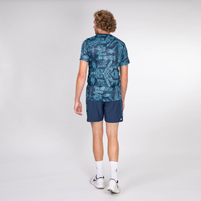 Tricou barbat BIDI BADU Madu Tech - Albastru Inchis/Aqua [4]