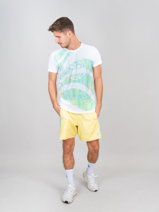 Tricou barbat BIDI BADU Nishan Lifestyle - Alb/Menta [3]