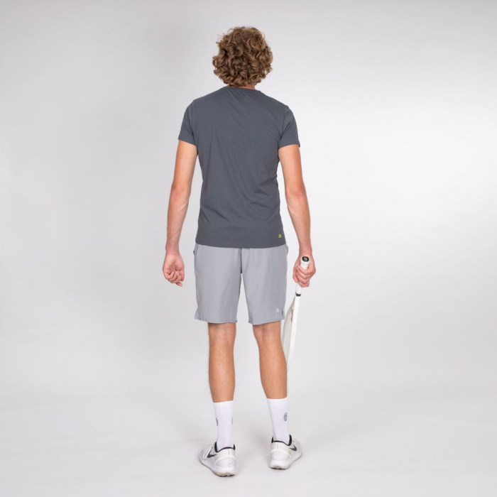 Tricou barbat BIDI BADU Yosan Lifestyle - Gri Inchis [4]