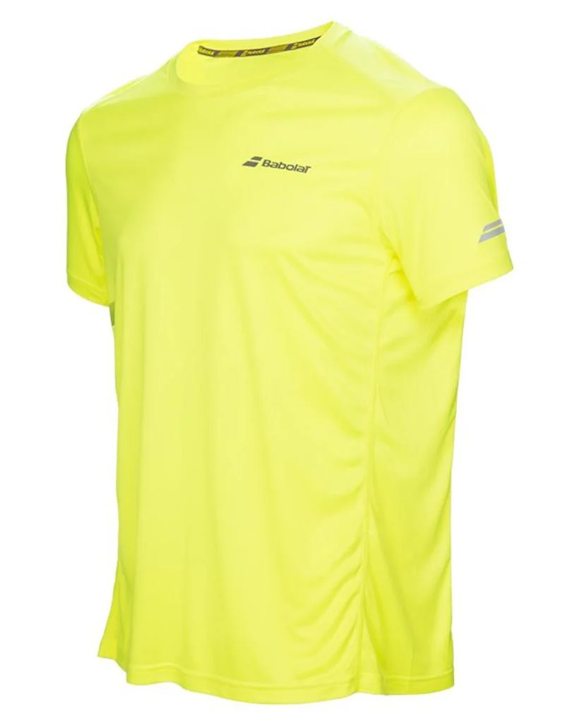 Tricou barbati Babolat Core Flag Club - Galben [2]