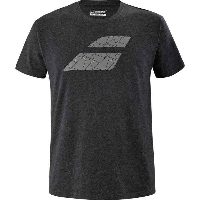 Tricou barbati Babolat Exercise Big Flag  - Negru [2]