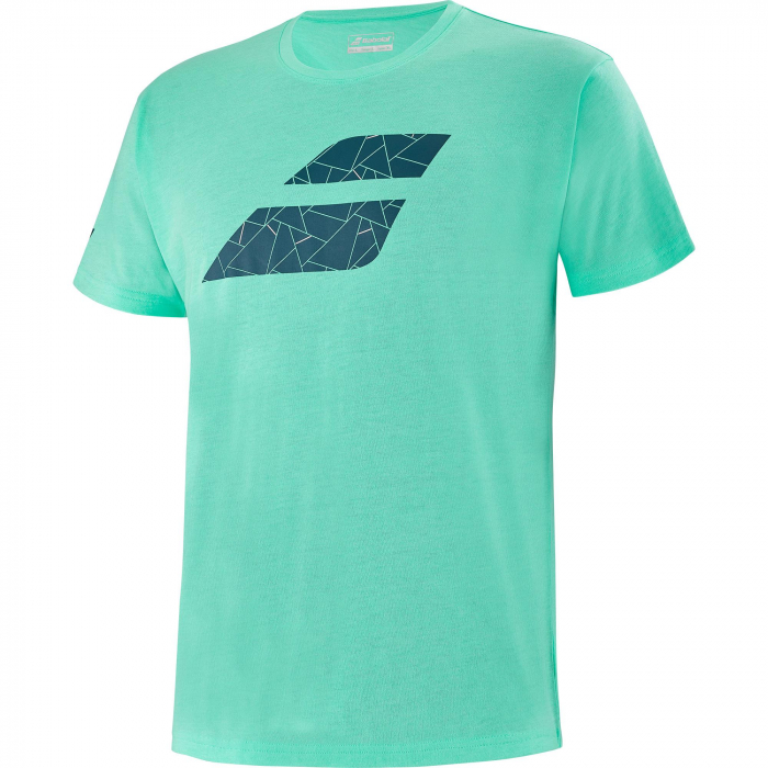 Tricou barbati Babolat Exercise Big Flag  - verde [2]