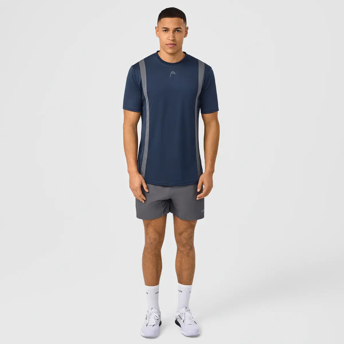 Tricou barbati HEAD CLUB 25 TECH -navy [2]