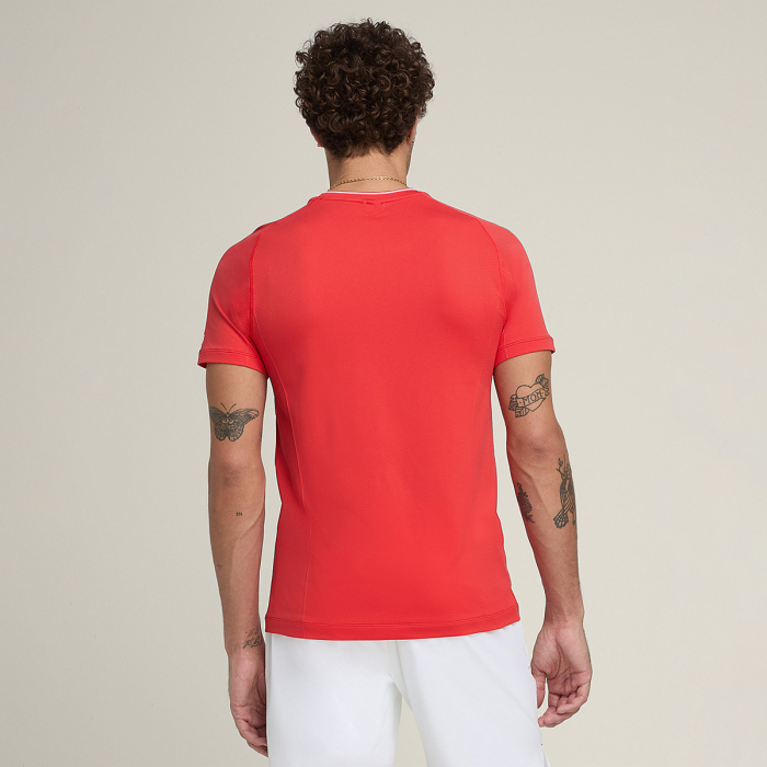 Tricou barbati Wilson TEAM Seamless - rosu [2]