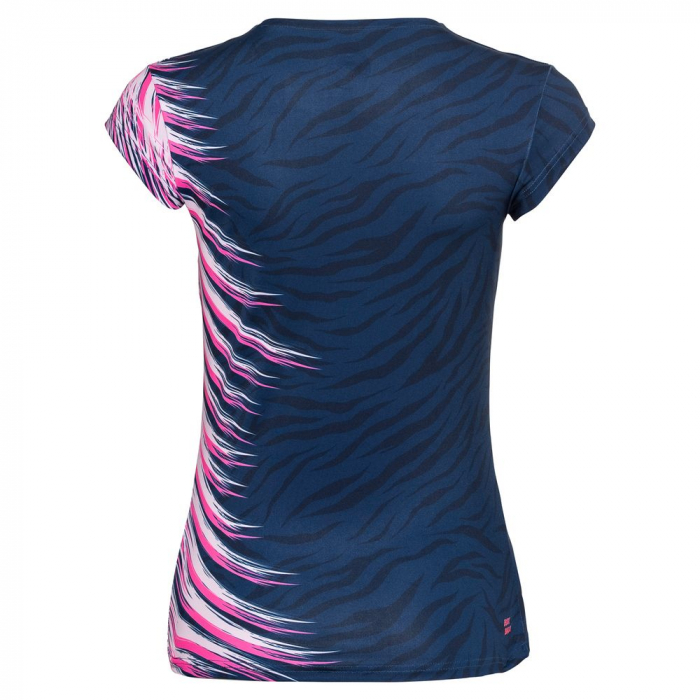 Tricou BIDI BADU Bella 2.0 Tech Dama - Albastru Inchis/Roz [2]