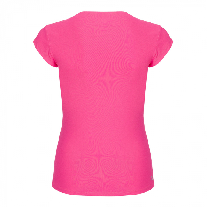 Tricou BIDI BADU Bella 2.0 Tech V-Neck Dama - Roz [2]