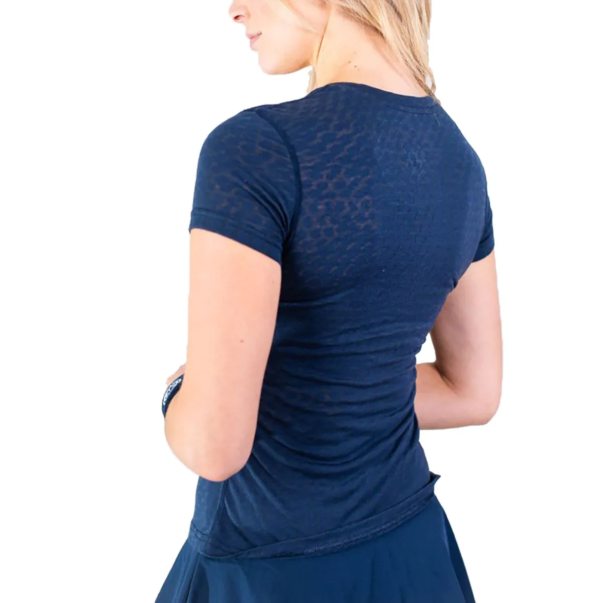 Tricou BIDI BADU Bineta Tech Burnout Dama - Albastru Inchis [4]