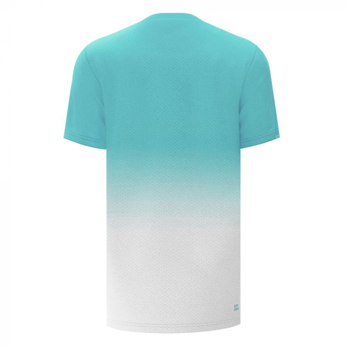 Tricou BIDI BADU Crew Gradiant Baiat - Aqua/Alb [2]