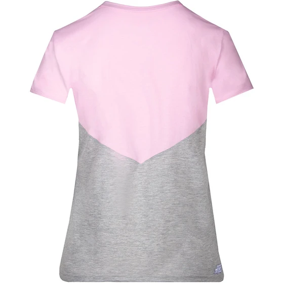 Tricou BIDI BADU Hasina Lifestyle Dama - Roz/Gri Deschis [2]