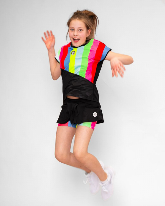 Tricou BIDI BADU New York Fata - Negru/Mixed [3]