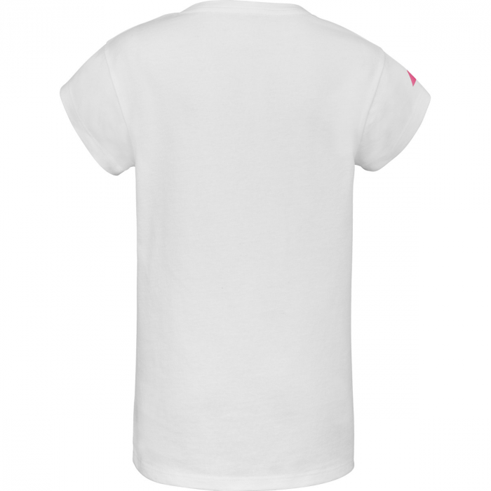 Tricou fete Babolat Exercise - alb/albastru [3]