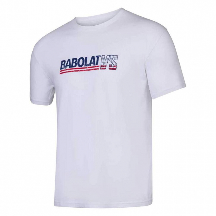 Tricou vintage Babolat Exercise Barbat - alb [2]