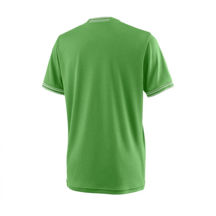 Tricou Wilson Team Solid Crew, baieti, verde [2]