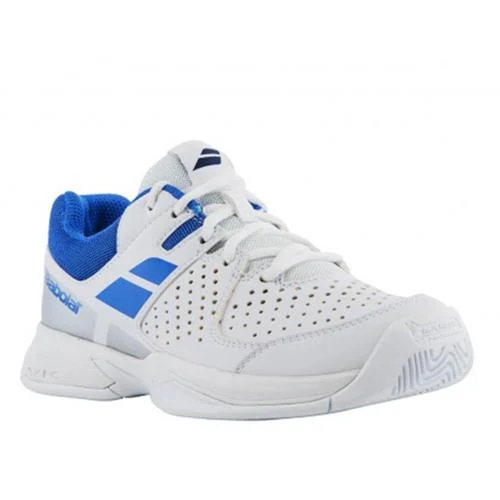 Pantofi tenis copii si juniori - Babolat Pulsion All Court Junior - Alb / Albastru