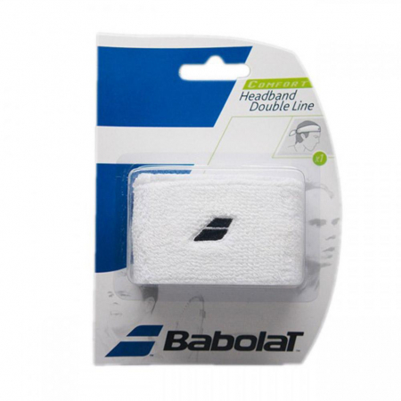 Bandane si bentite - Bentita Babolat Double Line - alba