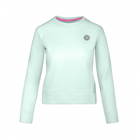 Bluze si hanorace dama - Bluza dama BIDI BADU Mirella Basic Crew - menta