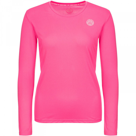 Bluze si hanorace dama - Bluza dama BIDI BADU Pia Tech Roundneck - roz