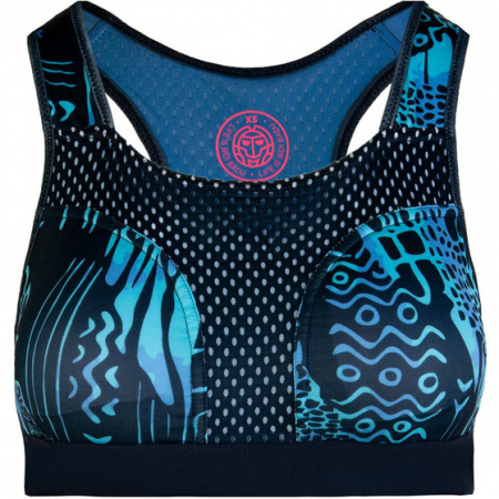 Bustiere dama - Bustiera BIDI BADU Singa Tech Dama - Albastru Inchis/Aqua