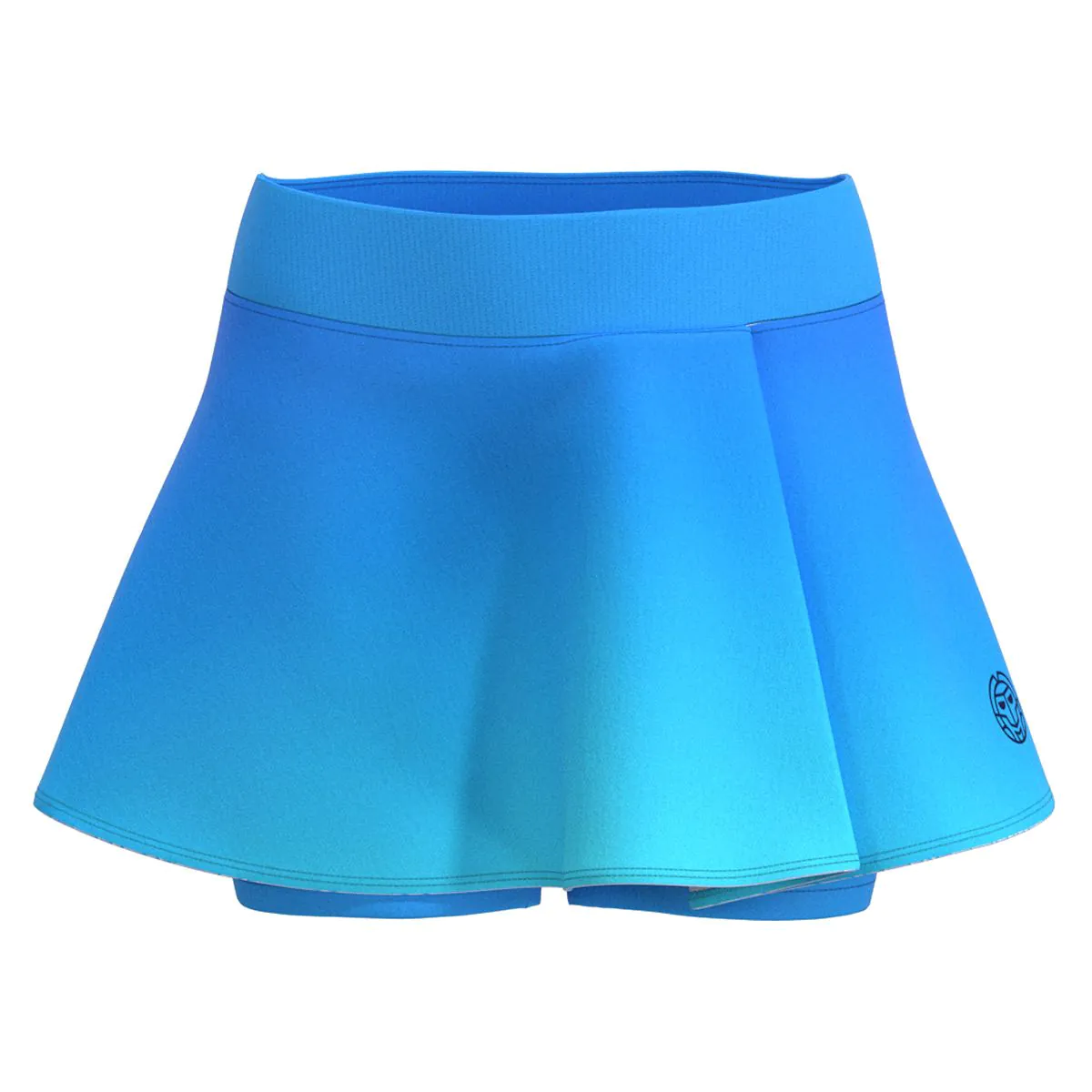 Fuste dama - Fusta BIDI BADU Colortwist Printed Wavy Dama - Aqua/Albastru