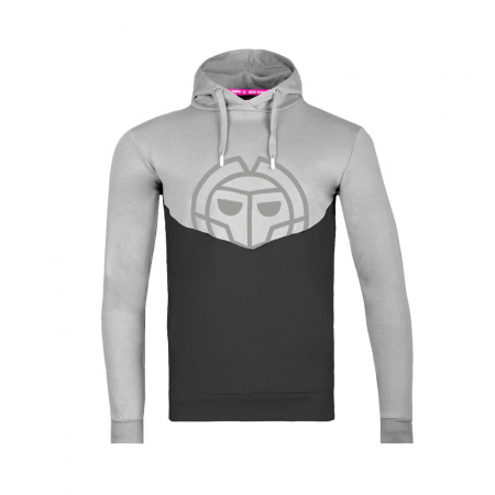 Bluze si hanorace baieti - Hanorac BIDI BADU Bassem Lifestyle Baiat - Gri Deschis/Negru