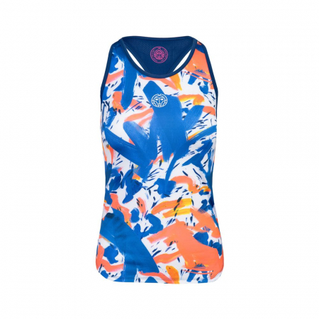 Imbracaminte copii si juniori - Maiou BIDI BADU Jari Tech Fata - Albastru Inchis/Rosu