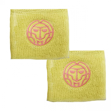 Mansete - Mansete BIDI BADU Lil Move Wristband Short x 2 - Galben Deschis