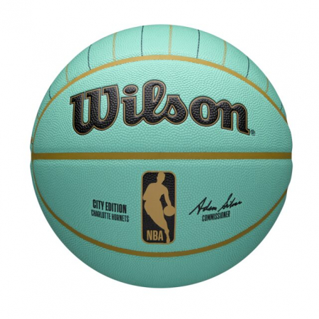 Alte sporturi - Minge baschet Wilson NBA TEAM CITY COLLECTOR Charrlotte Hornets 24-25