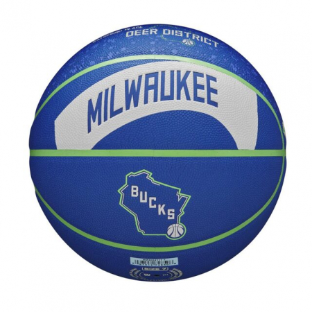Baschet - Minge baschet Wilson NBA Team City Collector Milwaukee Bucks