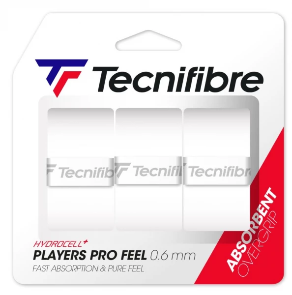 Gripuri si Overgripuri - Overgrip Tecnifibre Players Pro feel - alb