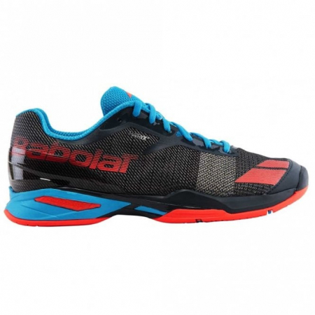 Pantofi - Pantofi Babolat Jet All Court Junior - Gri / Rosu / Albastru