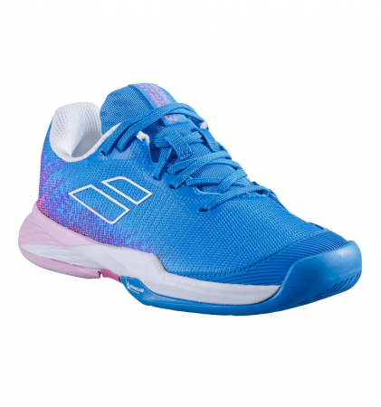 Pantofi tenis copii si juniori - Pantofi Babolat Jet Mach 3 All Court/Clay Fata - Albastru