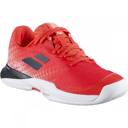 Pantofi tenis copii si juniori - Pantofi Babolat Jet Mach III All Court - rosu/alb