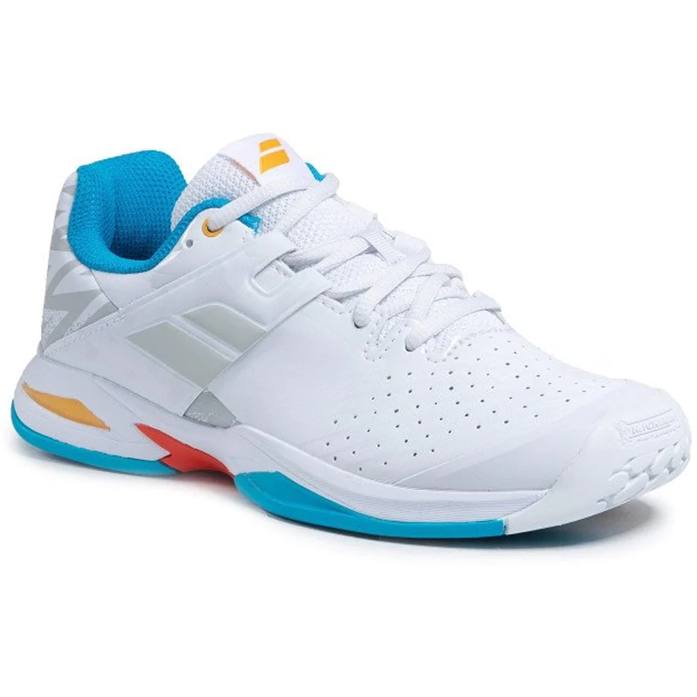 Pantofi - Pantofi Babolat Propulse All Court Junior - Alb / Albastru