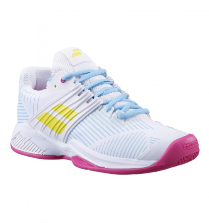 Pantofi tenis dama - Pantofi Babolat Propulse Fury Clay Dama - Alb / Roz