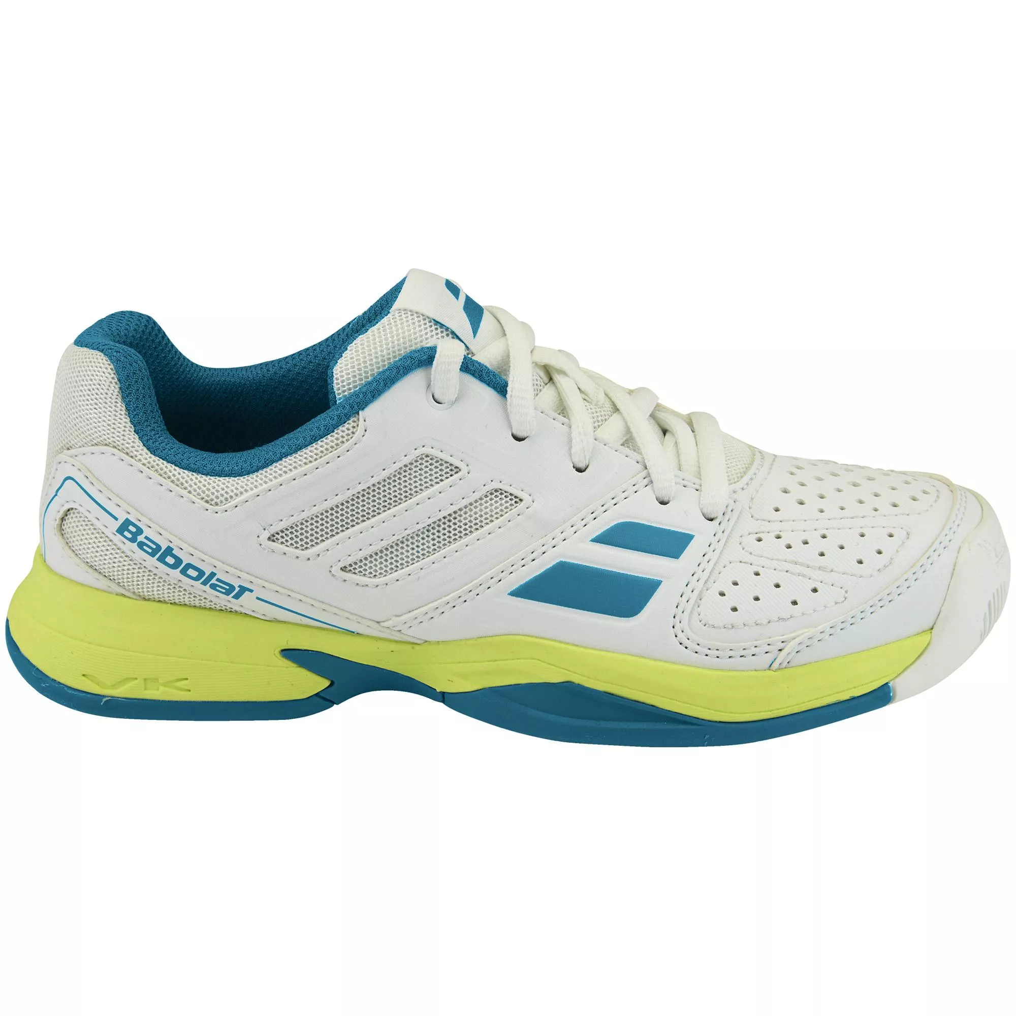 Pantofi tenis copii si juniori - Pantofi Babolat Pulsion All Court  - Alb / Albastru