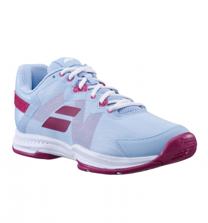 Pantofi tenis dama - Pantofi Babolat SFX3 All Court Dama - Azur / Visiniu