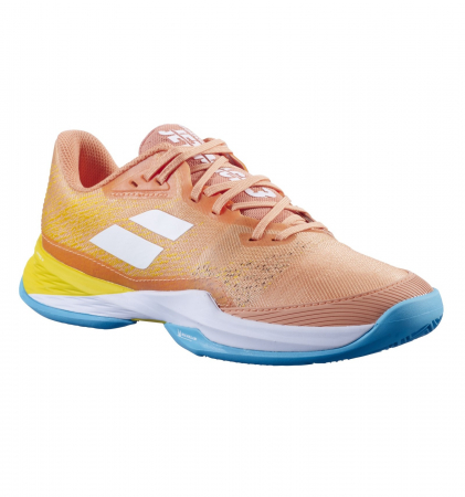 Pantofi tenis dama - Pantofi de Tenis Babolat Jet Mach 3 Clay Dama - Roz / Auriu