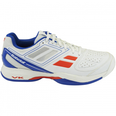 Pantofi tenis barbati - Pantofi de Tenis Babolat Pulsion All Court Barbat - Alb / Albastru