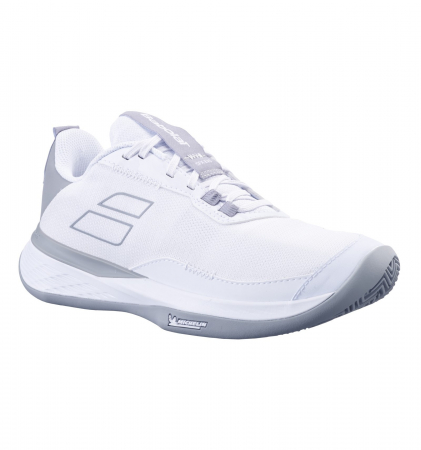 Pantofi tenis dama - Pantofi de Tenis Babolat SFX EVO Clay Dama - Alb / Gri