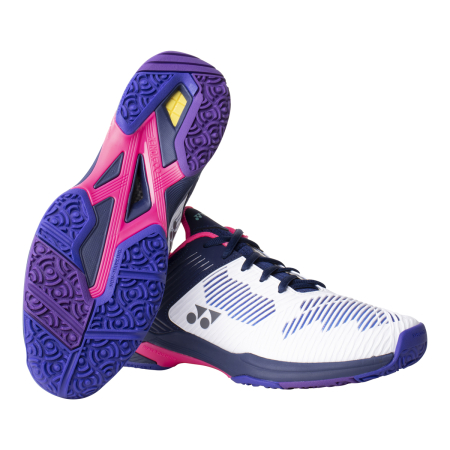 Pantofi tenis dama - Pantofi tenis dama Yonex SONICAGE  2 CL - alb/bleumarin