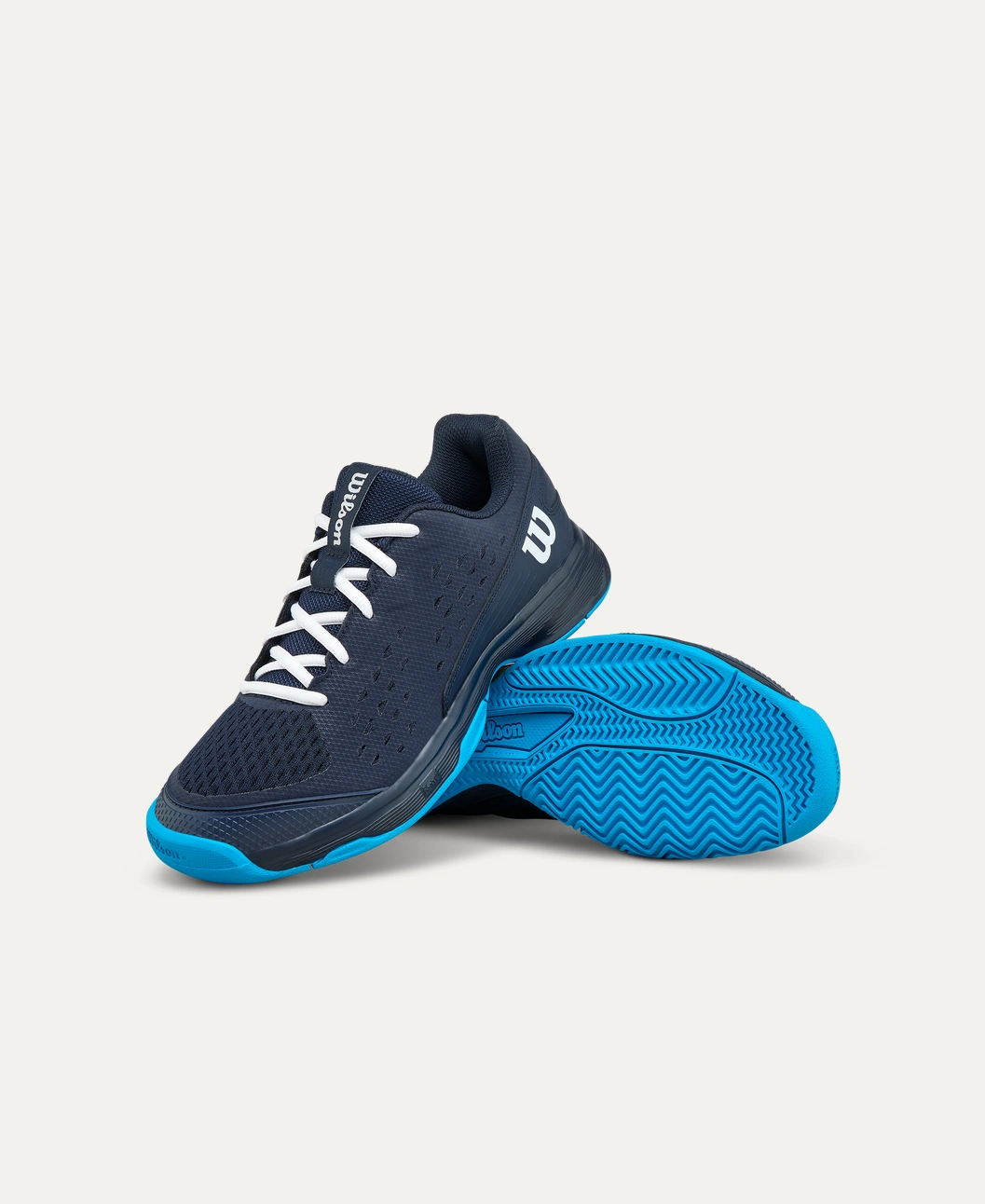 Pantofi tenis copii si juniori - Pantofi tenis Wilson RUSH PRO JR L - navy
