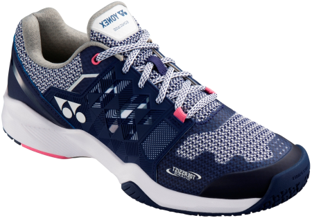 Pantofi tenis dama - Pantofi tenis zgura femei Yonex Power Cushion SONICAGE - navy/pink