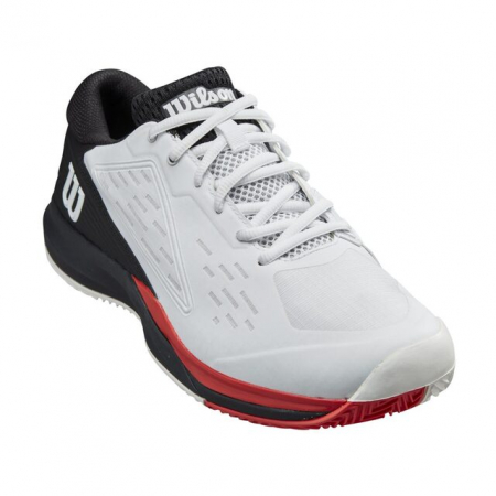 Pantofi tenis barbati - Pantofi Wilson RUSH PRO 4.0 Clay Wh/Baton Roug
