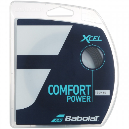 Racordaje plic 12m - Racordaj Babolat XCel Negru 1.25
