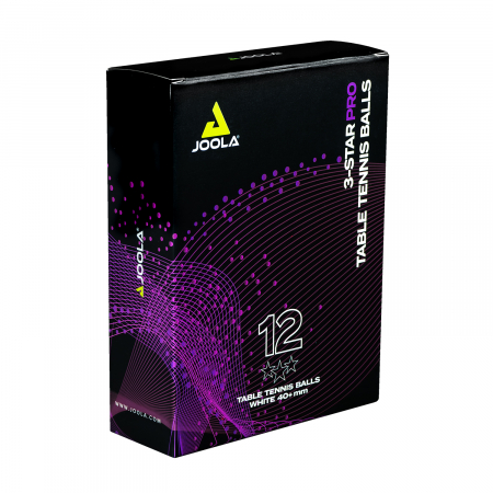 Mingi tenis de masa - Set mingi JOOLA 3-STAR Pro*** 40+, 12x