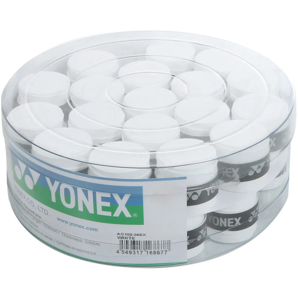 Gripuri si Overgripuri - Set Overgrip Yonex Super Grap AC102-36 bucati - alb