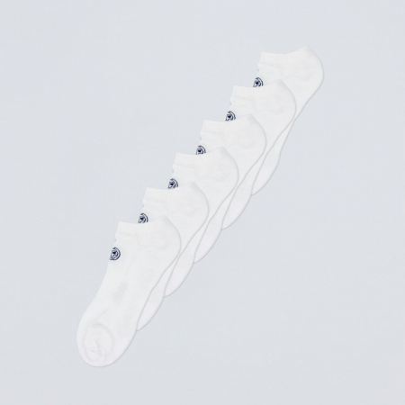 Sosete - Sosete BIDI BADU No Party XXL No Show Move 6 Perechi - Alb